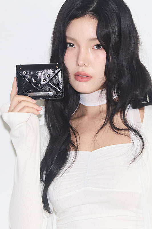illigo - [Pre-order delivery on 09/30] Letter Fold Card Wallet Black