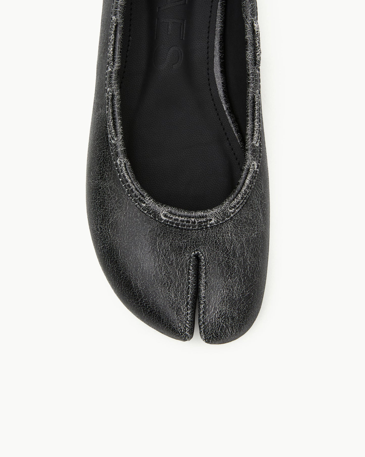 PAES - Leather String Flat / Vintage Black