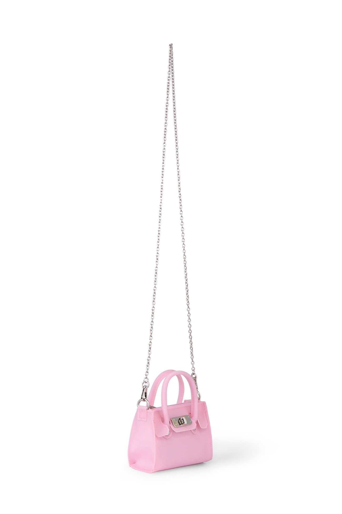 🫧JELLY BAG🫧 - JELLY CHAIN MINI BAG IN PINK