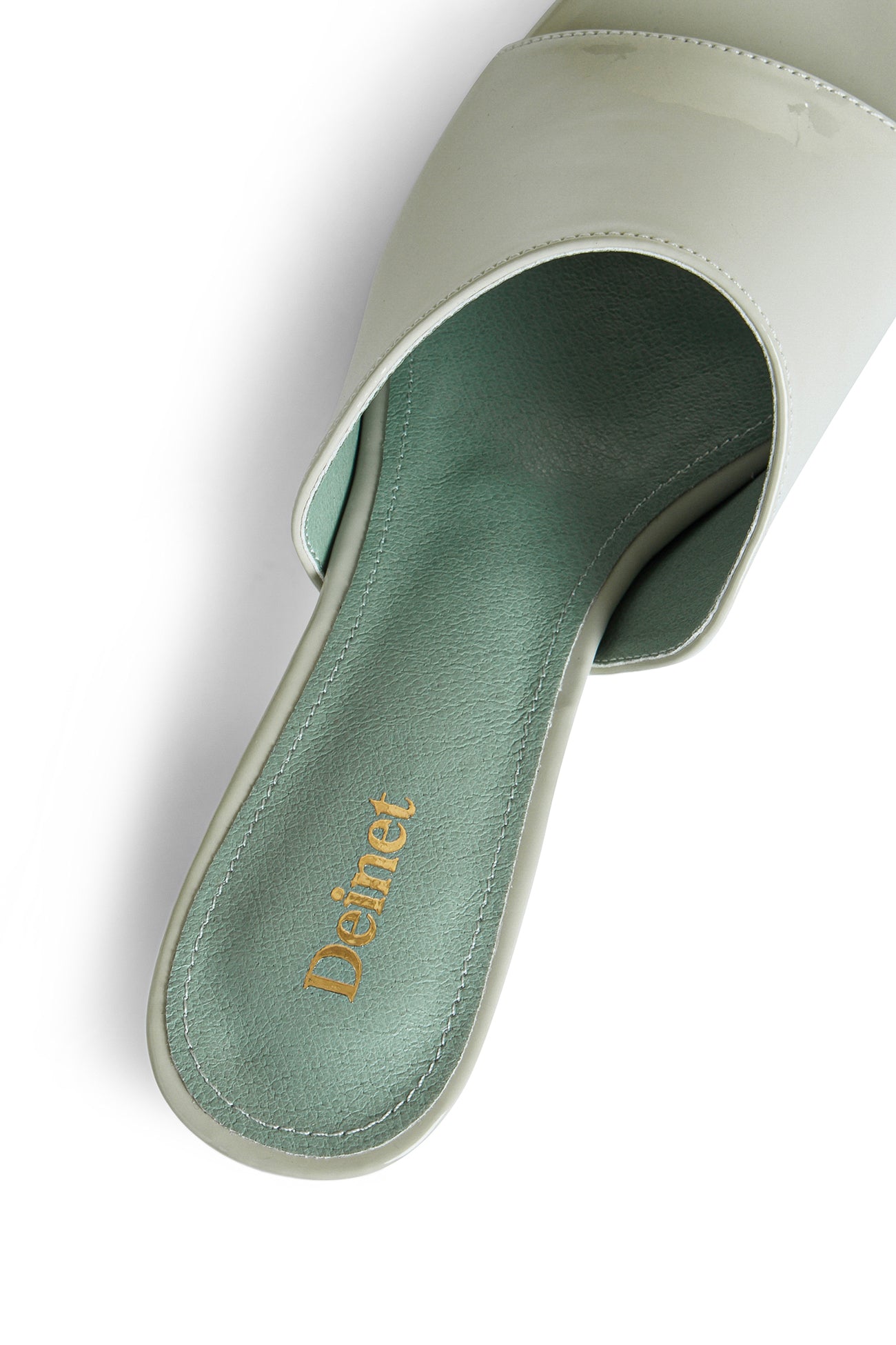 Deinet - ENAMEL SLIPPERS IN MINT