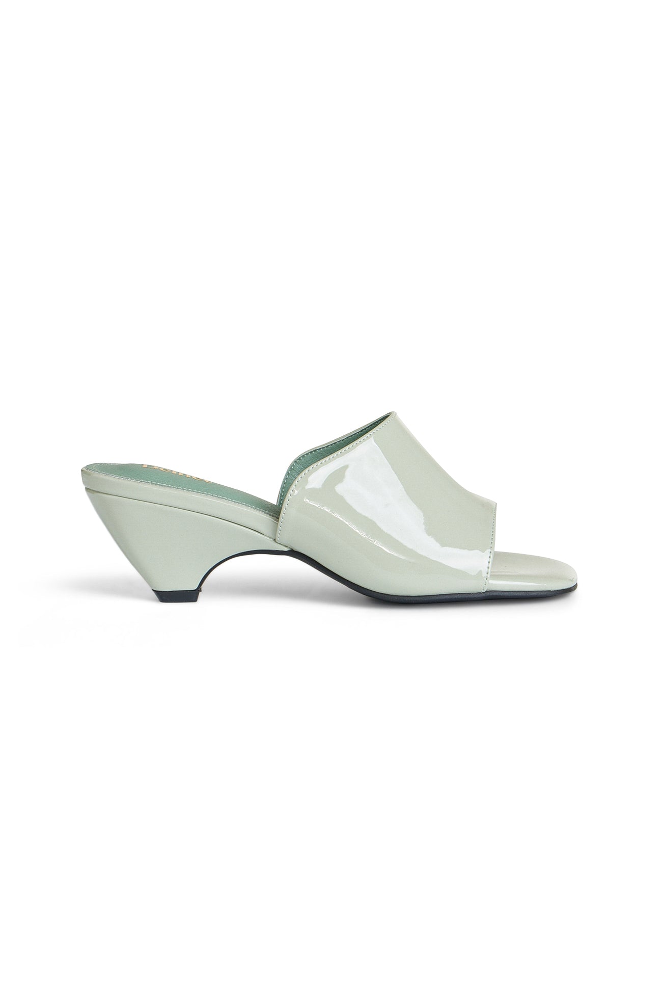 Deinet - ENAMEL SLIPPERS IN MINT