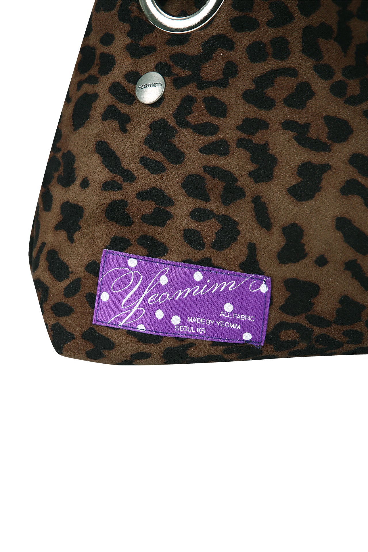 yeomim -  [2차 재입고] 레이아웃 백 layout bag (leopard)