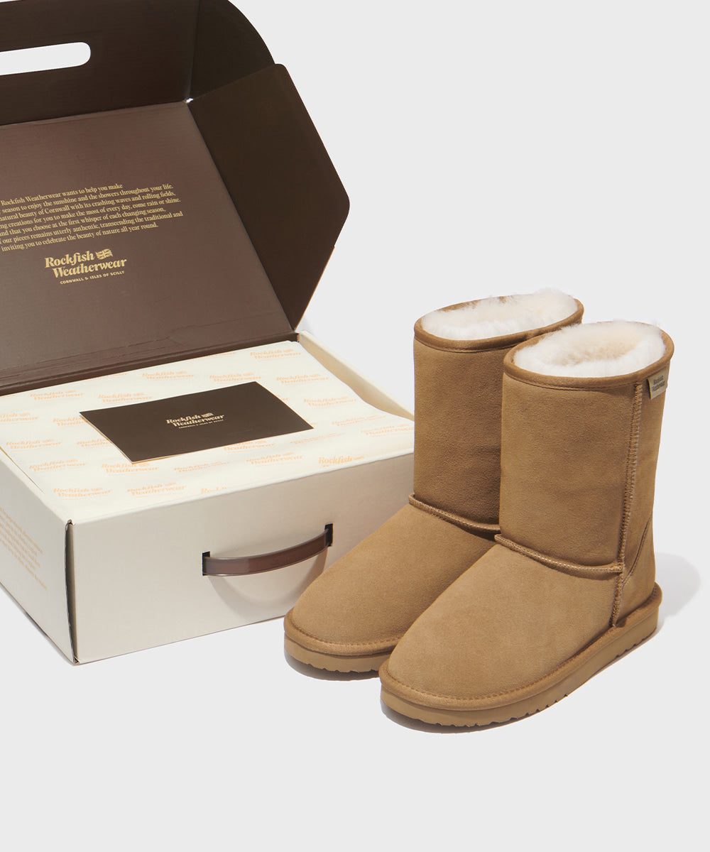 NEW ORIGINAL WINTER BOOTS MIDDLE(8inch) - CHESTNUT