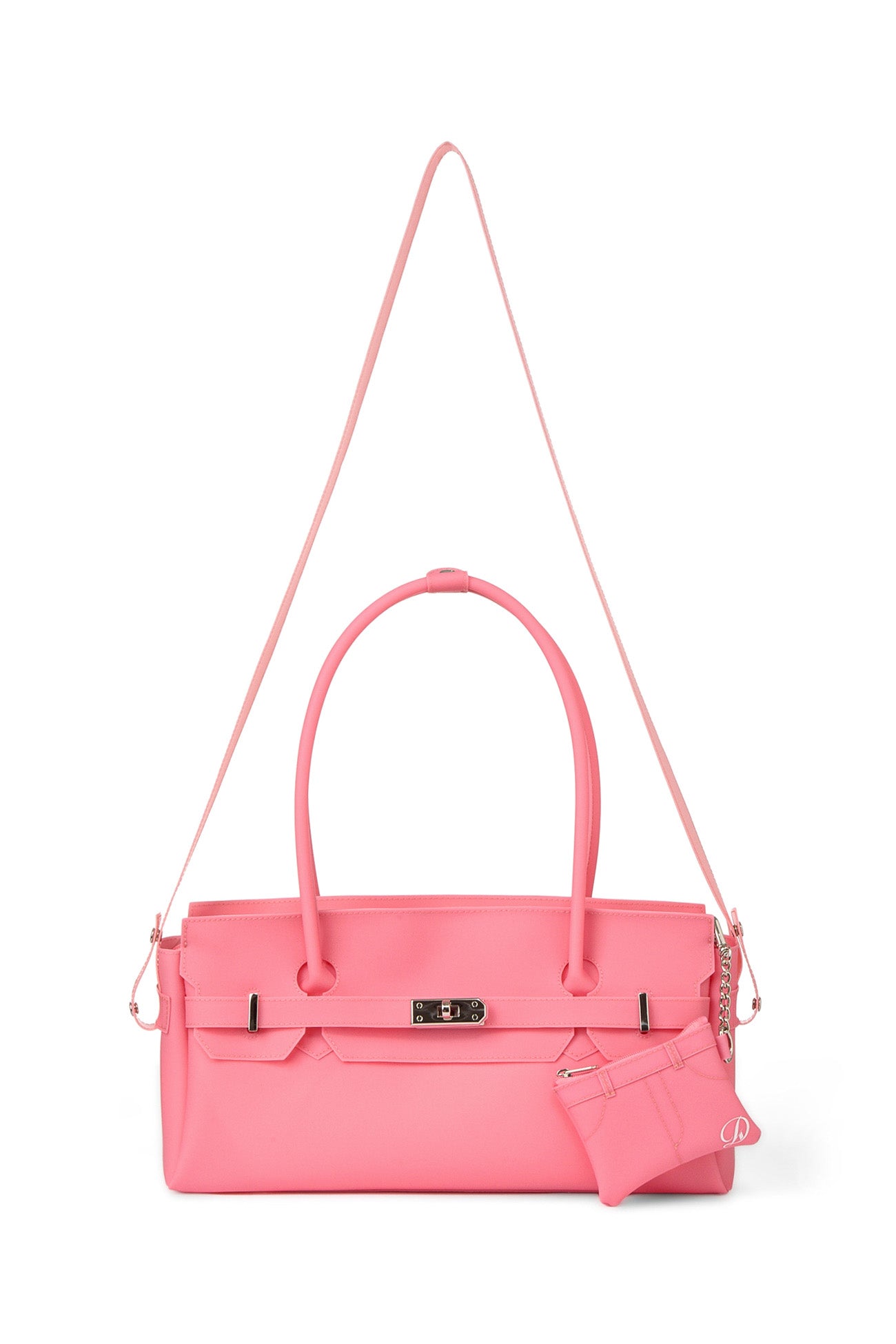 Jelly Firkin-JELLY TWO-WAY BAG IN CORAL