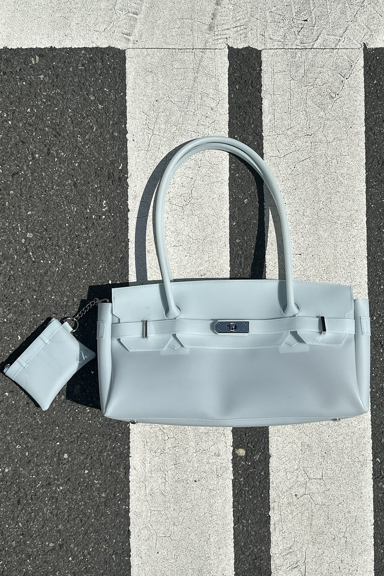 Jelly Firkin-JELLY TWO-WAY BAG IN ICE BLUE