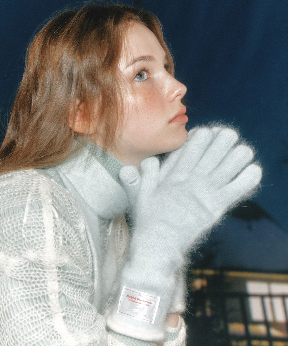 FUZZY LONG GLOVES - 8color