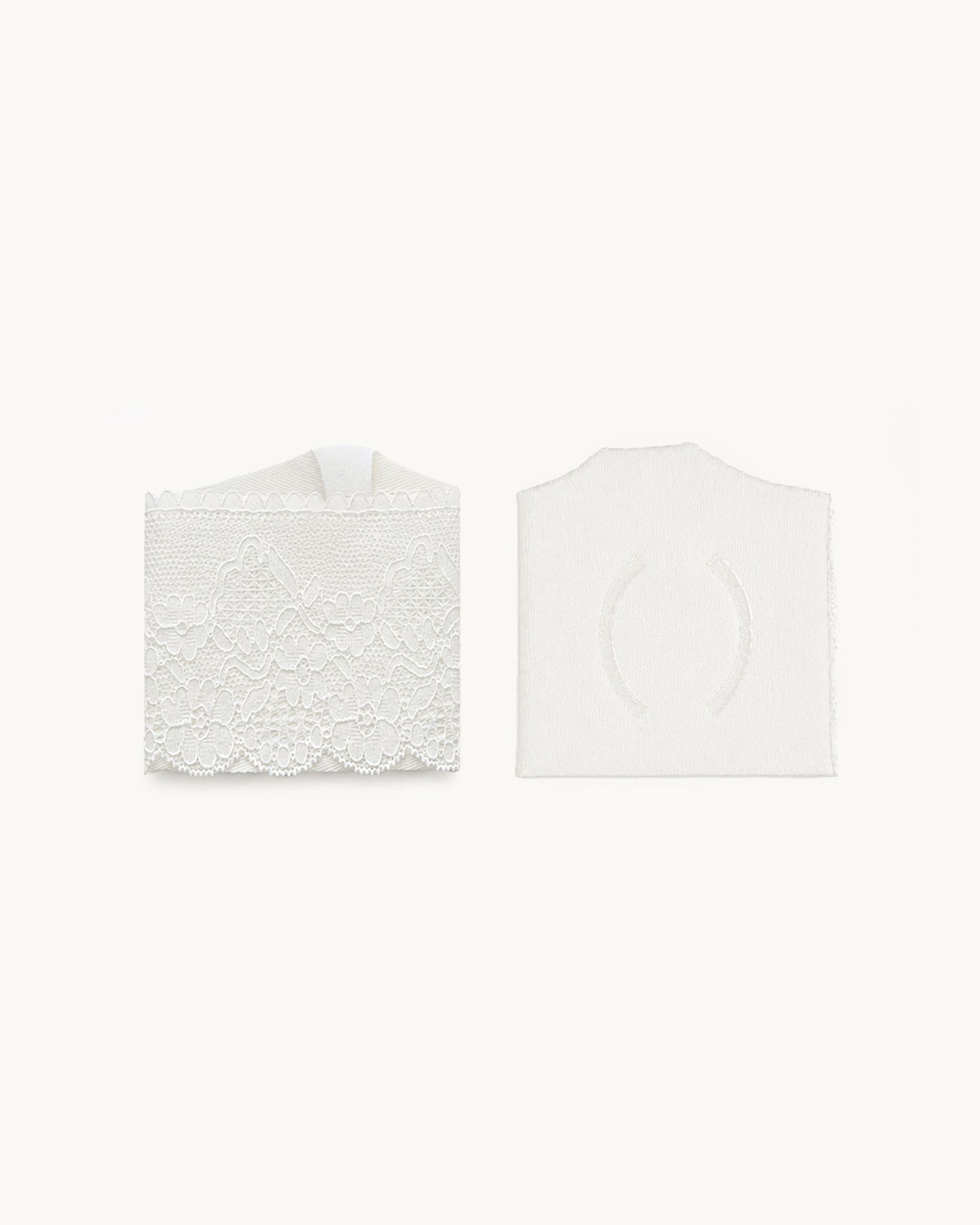 PAES - Floral Lace Toe Cover / White
