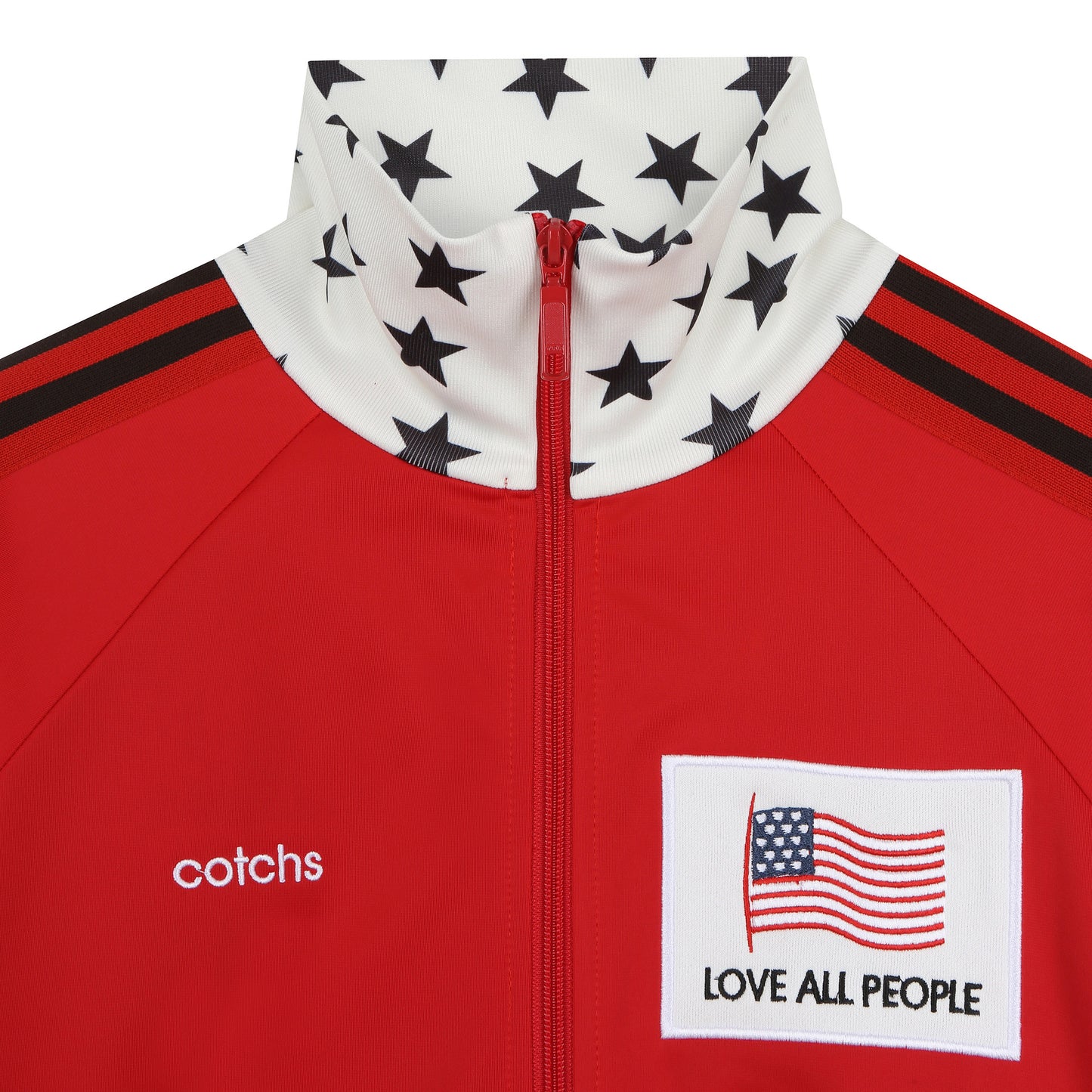 COTCHS - DINO DRIVER TRACK JACKET(RED)