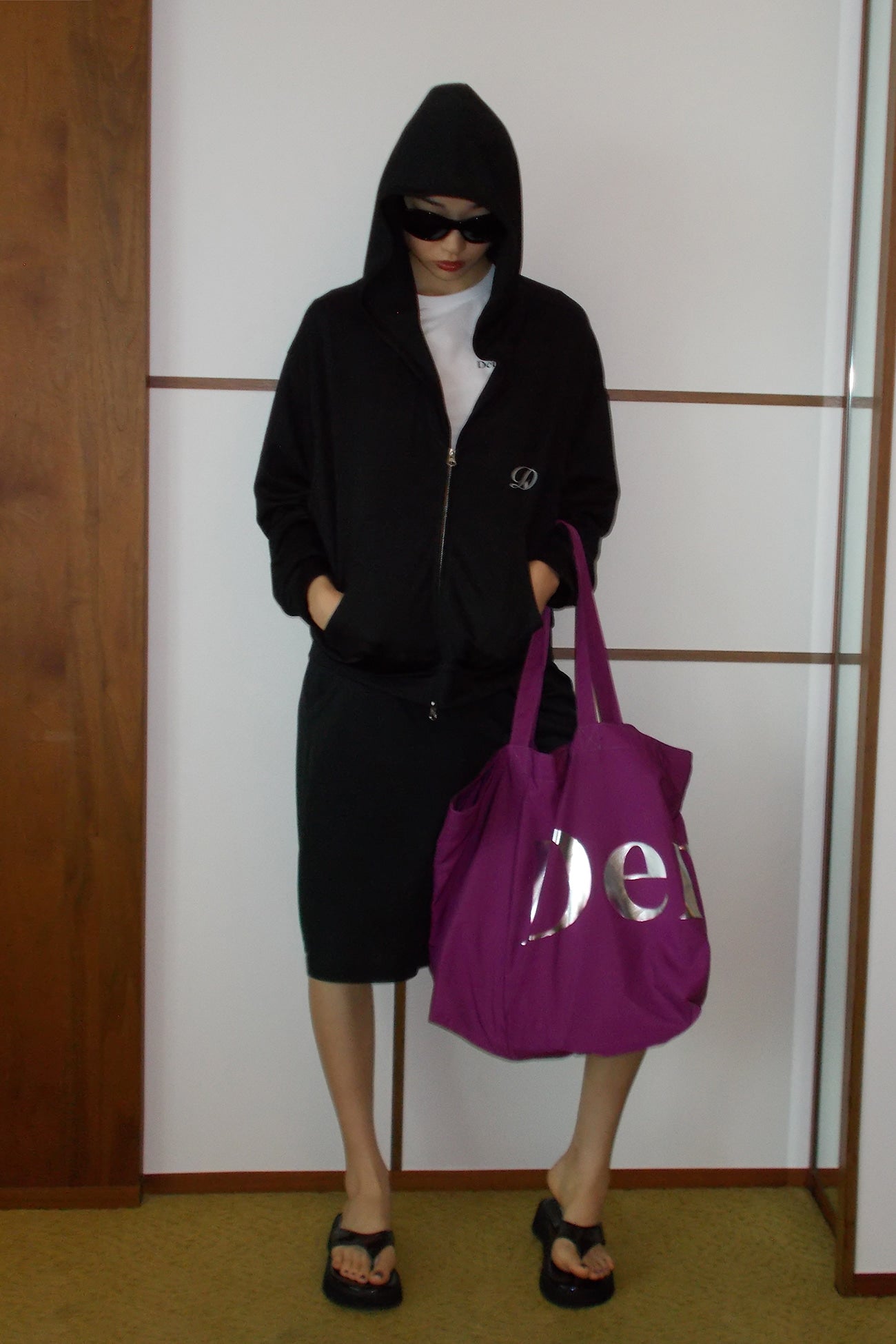 Deinet - JELLY FLIP FLOP IN BLACK