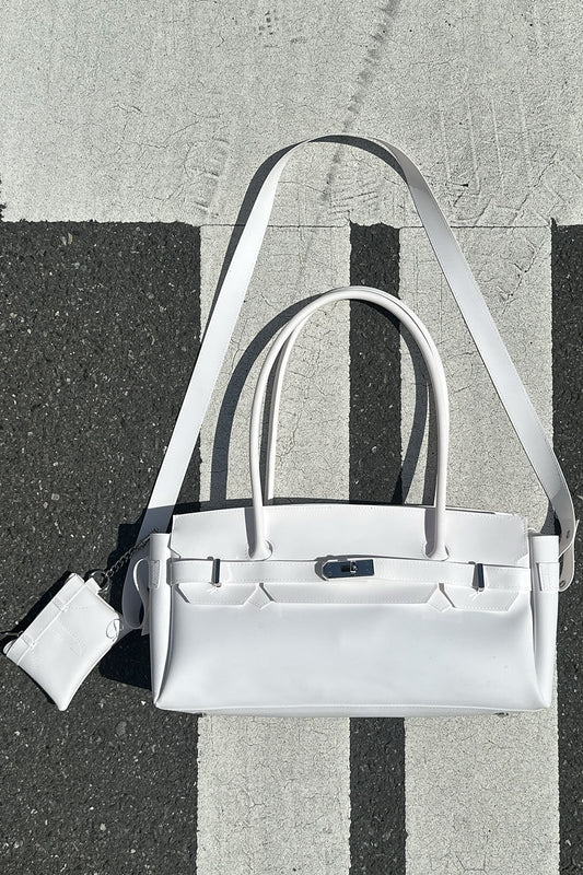 Jelly Firkin-JELLY TWO-WAY BAG IN WHITE