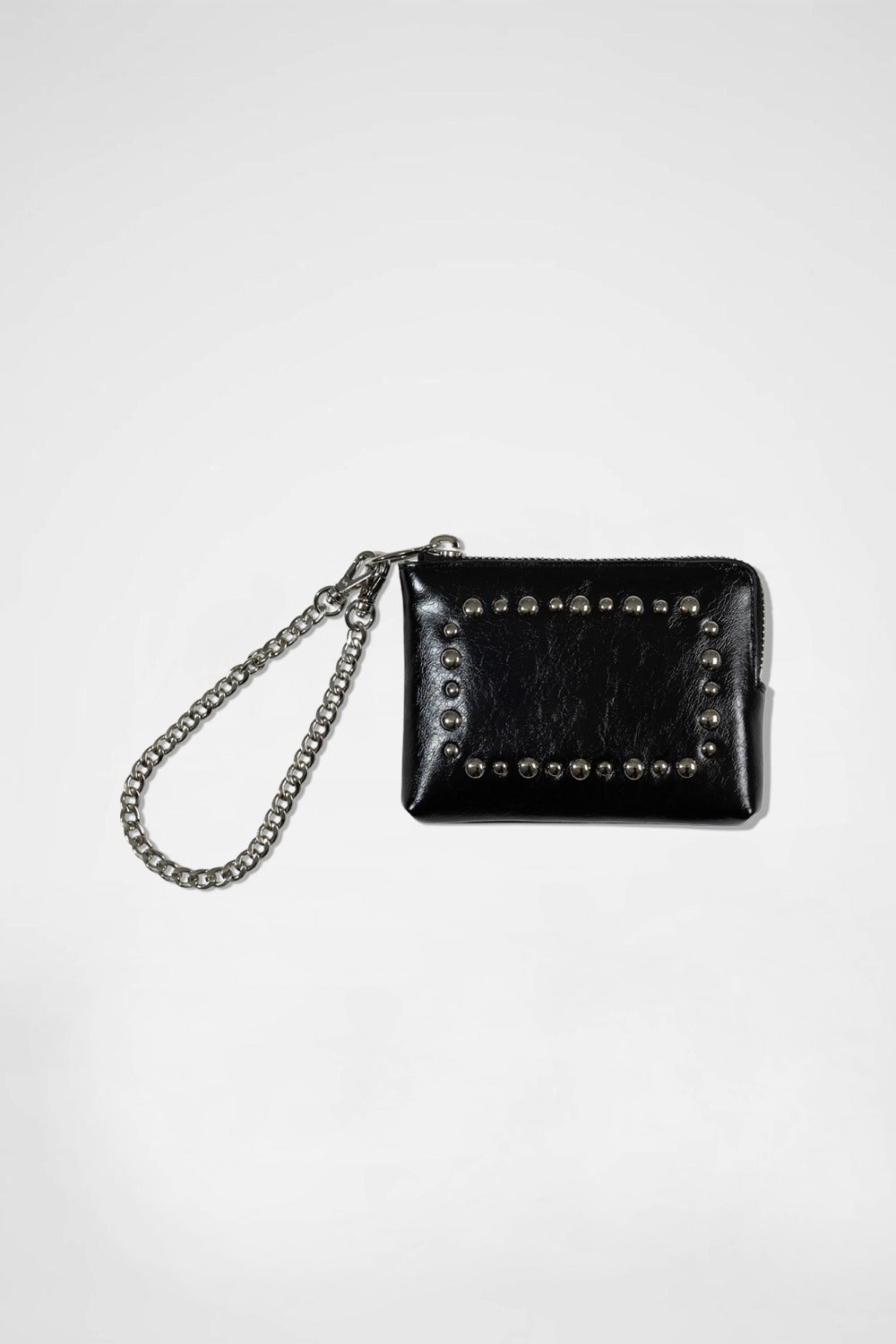 KHIHO -  STUD POPO POUCH / BLACK