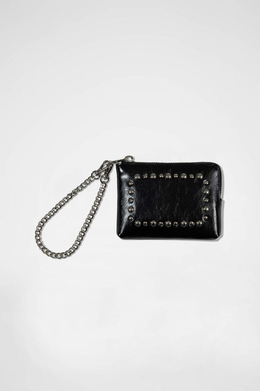 KHIHO - STUD POPO POUCH / BLACK