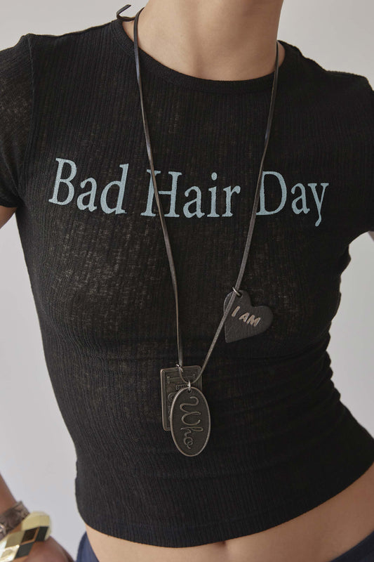 Sculptorpage - Bad Hair Day Tee Black