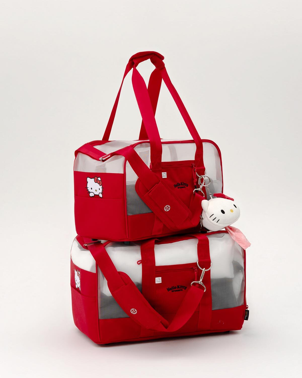[10/10 KR出貨] HELLO KITTY X ARUMARU POOP BAG KEY RING_WHITE