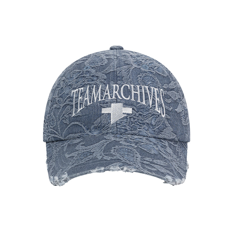 [2차 리오더]TEAMARCHIVES JACQUARD CAP (DENIM)