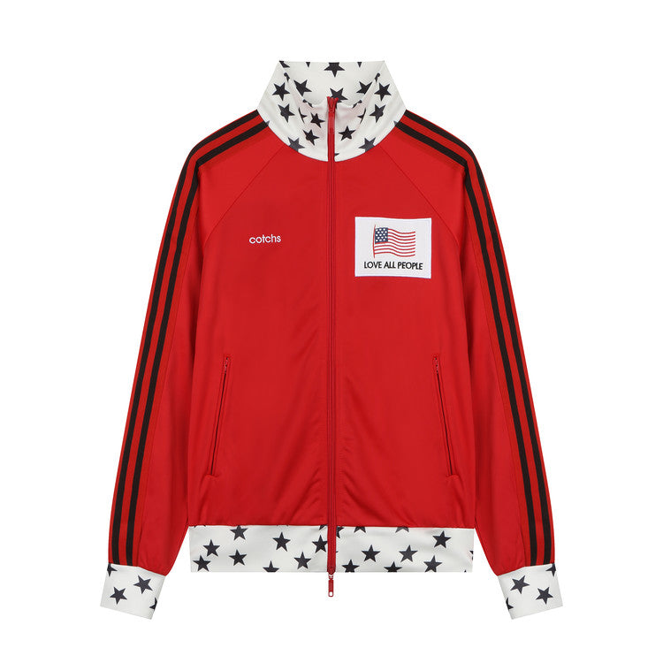 COTCHS - DINO DRIVER TRACK JACKET(RED)