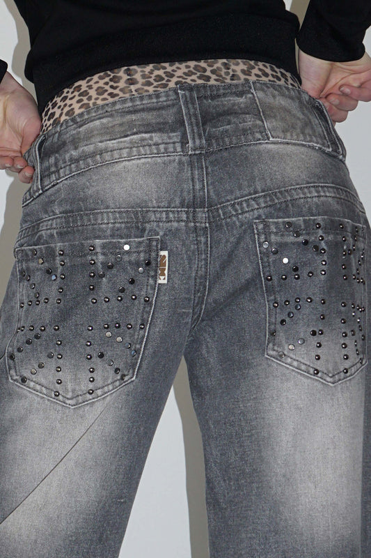 Sculptorpage - Union Jack Engineered Denim Washed Gray