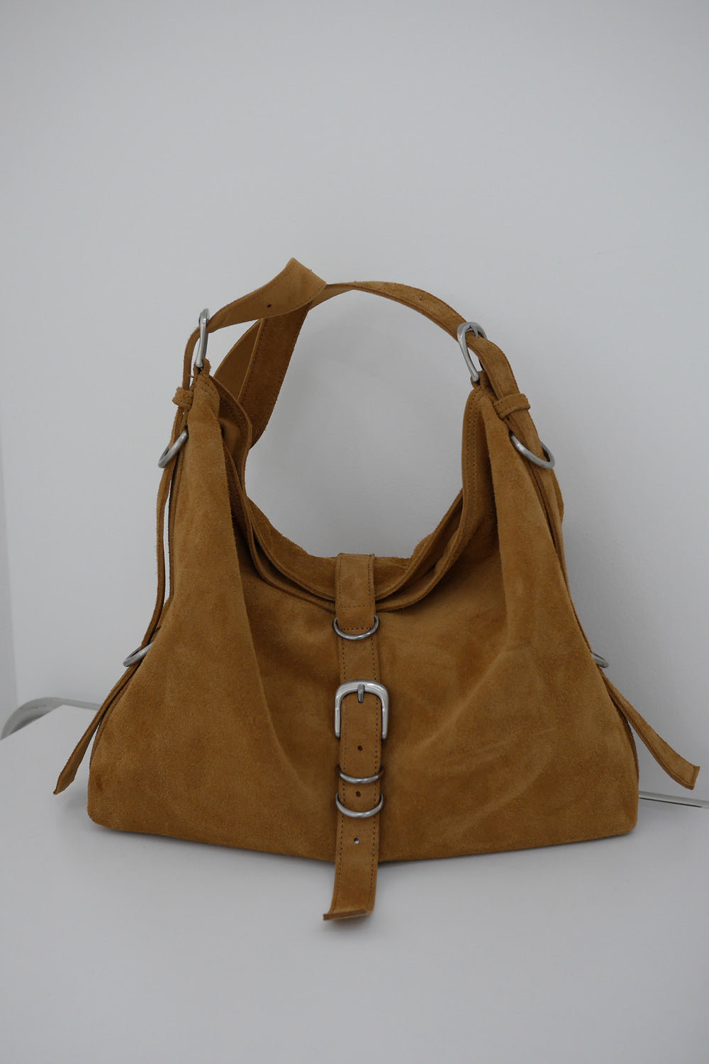 KHIHO -  DIDI BELTED BIG BAG(2-WAY) / CAMEL