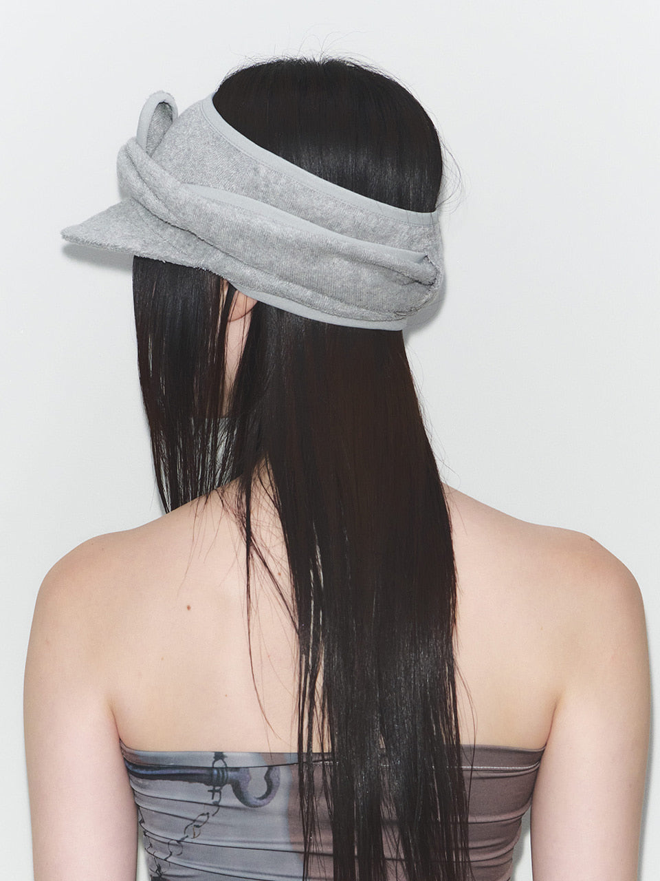 towel visor (grey)