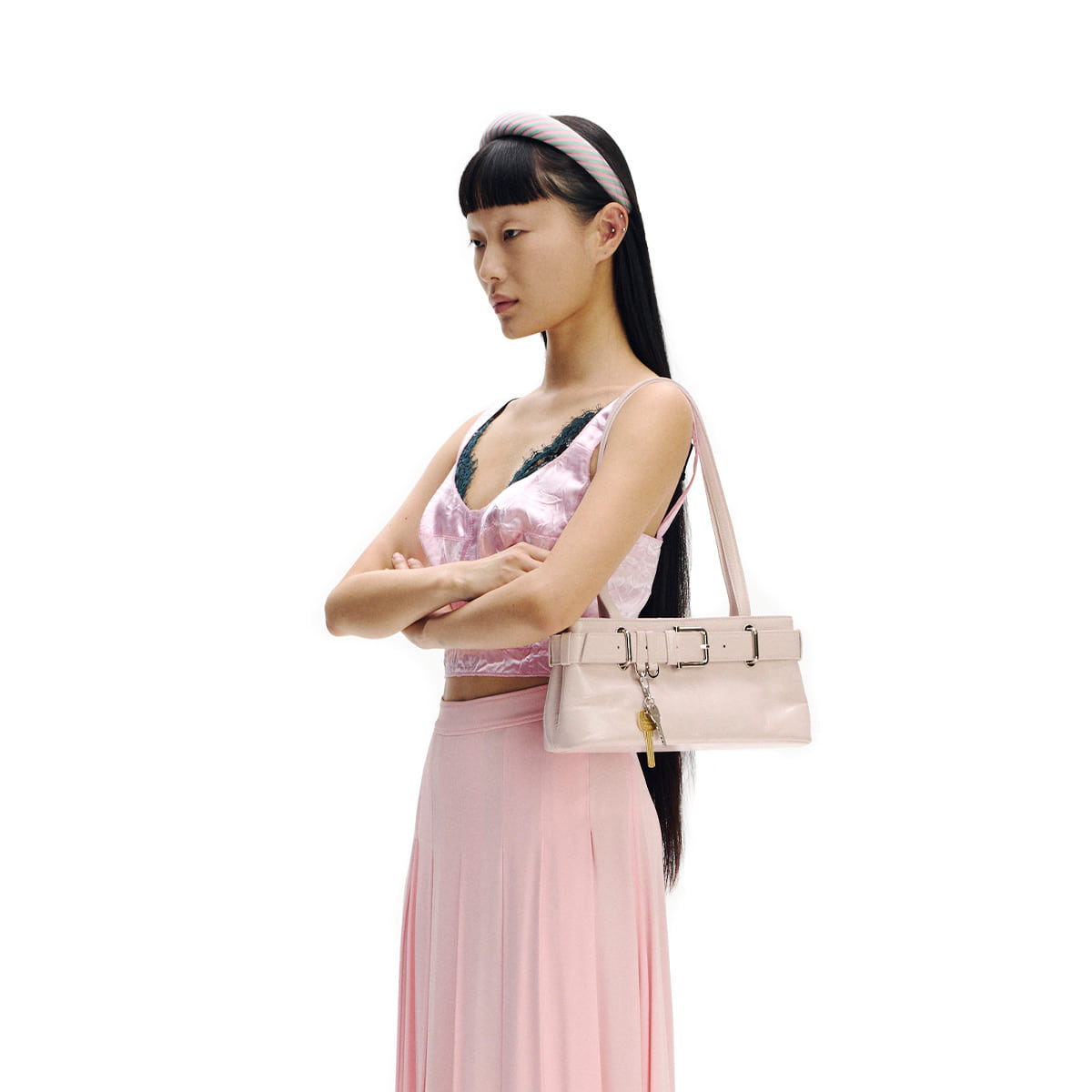 OSOI - SHOULDER BROCLE MINI [STONE DUSTY PINK]