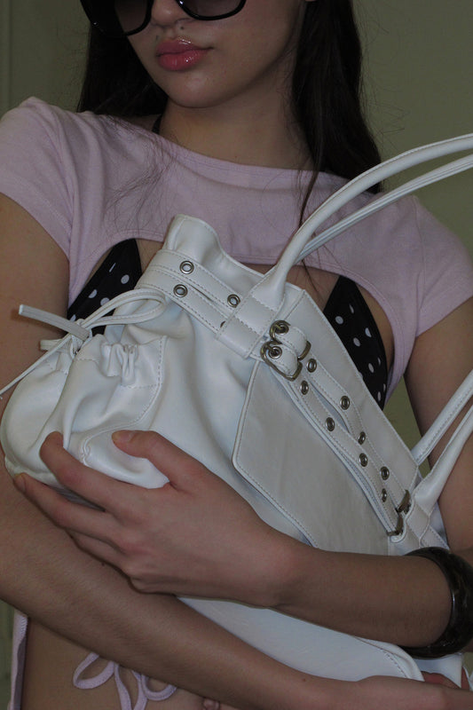 yeomim - 미디움 타운 벨트 백 medium town belt bag (cream)