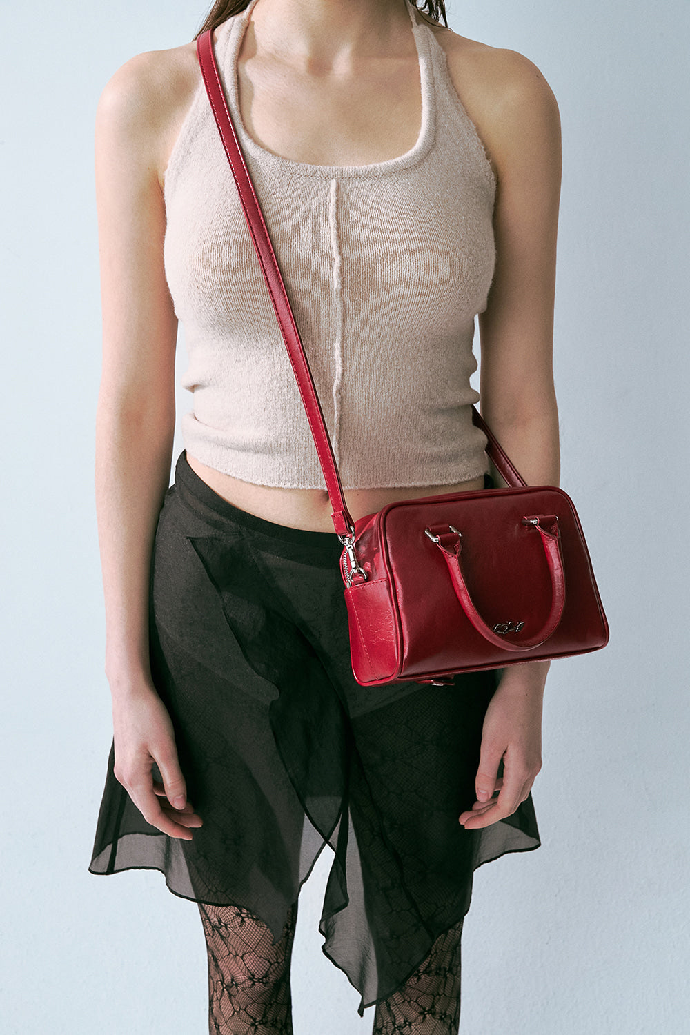 KHIHO -  CARAMEL BAG / RED