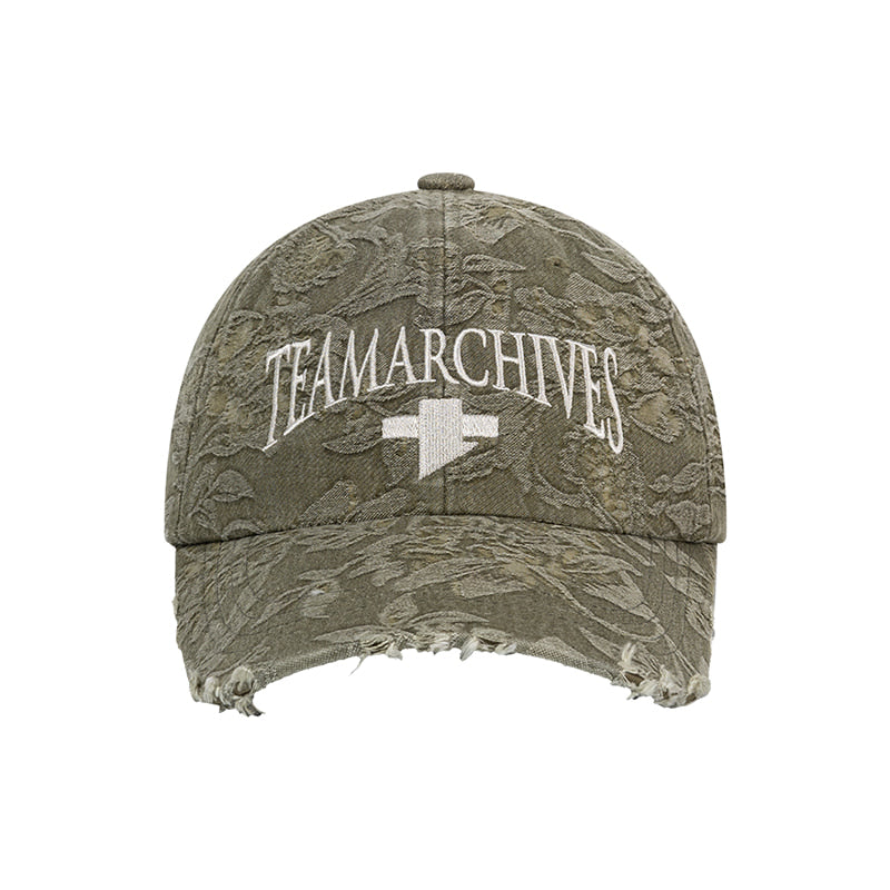 TEAMARCHIVES JACQUARD CAP (KHAKI)