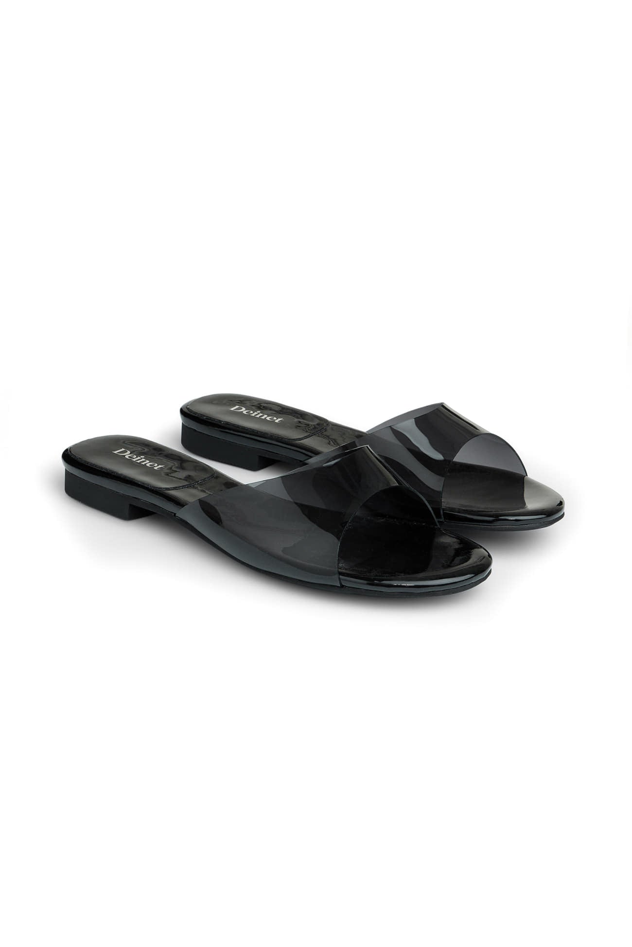 Deinet - JELLY SLIPPERS IN BLACK