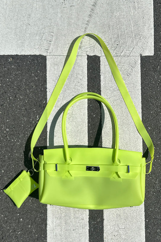 Jelly Firkin-JELLY TWO-WAY BAG IN LIGHT YELLOW
