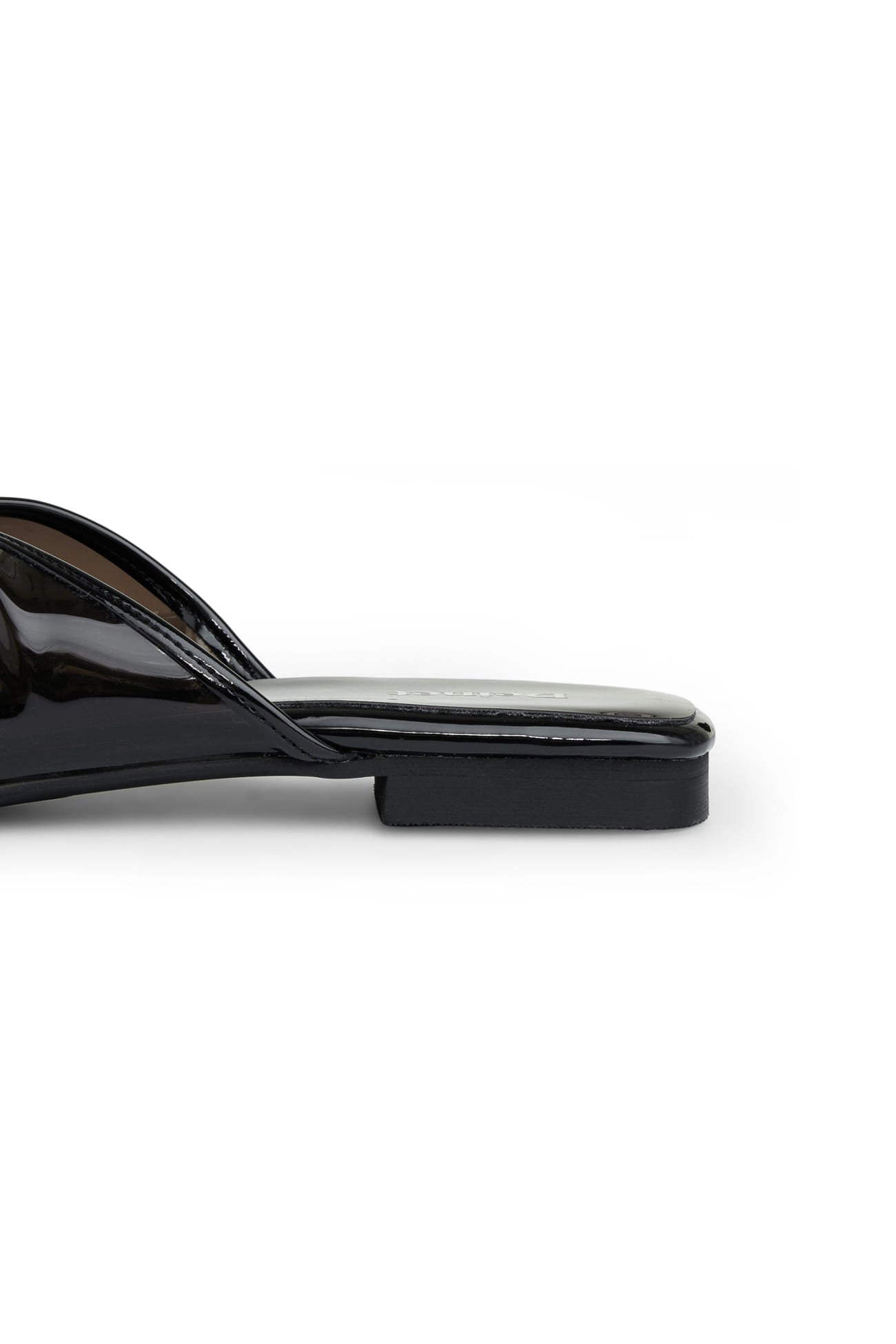 Deinet - JELLY TWISTED SLIPPERS IN BLACK