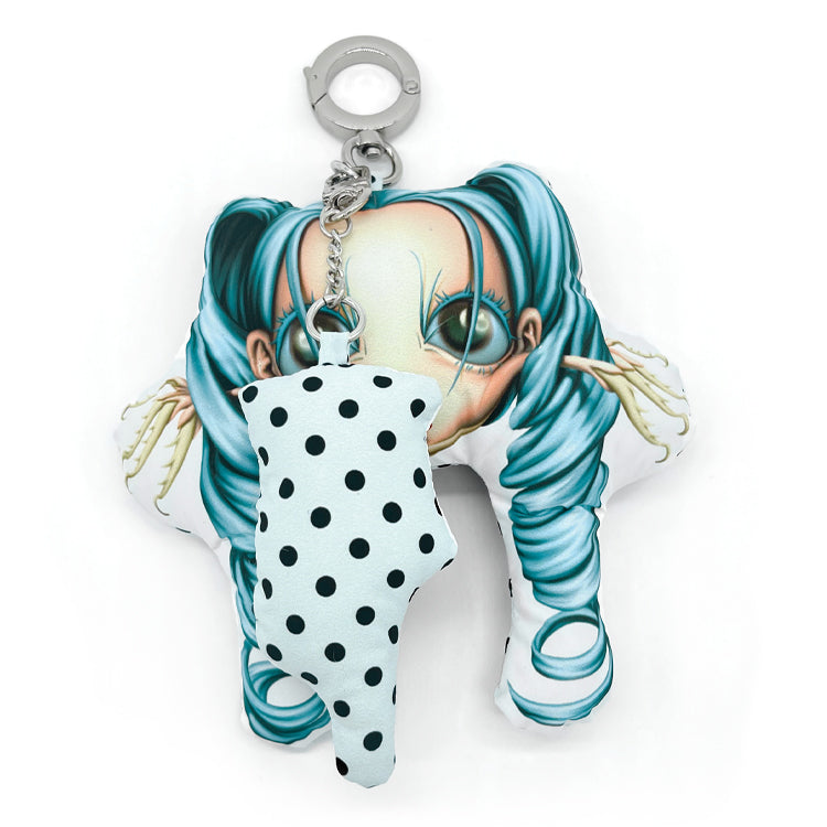 Ornamental body cushion keyring, Fairy