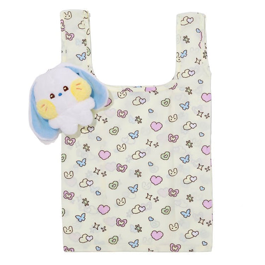 bunini ECO BAG IN PLUSH (WHITE)