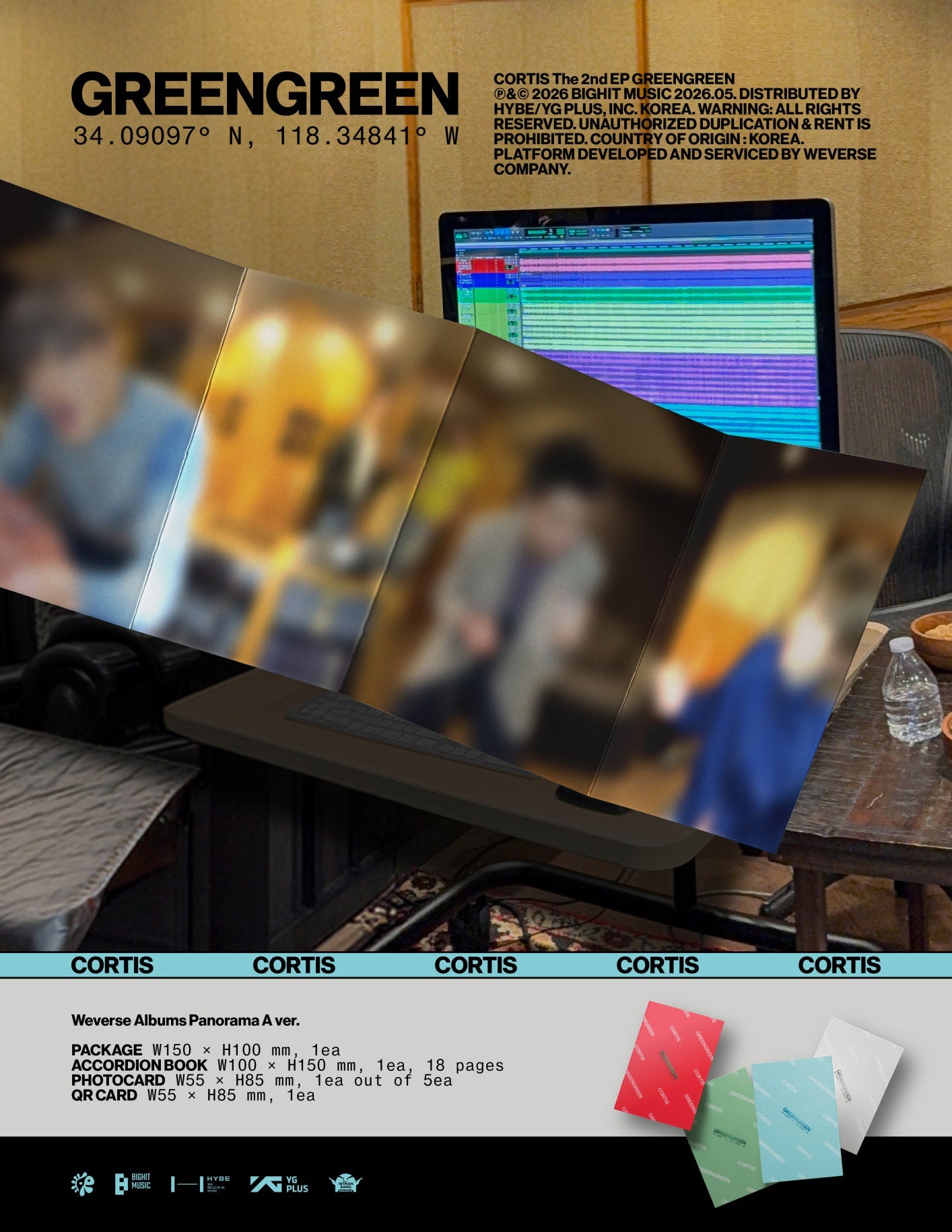 CORTIS “The 2nd EP [GREENGREEN]” Pre-Order (Weverse Albums ver.)