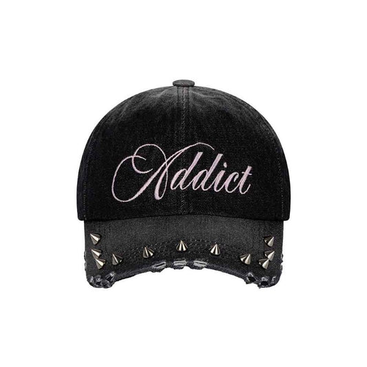 2000archives - SPIKE ADDICT CAP (BLACK DENIM) (해외배송 가능상품)