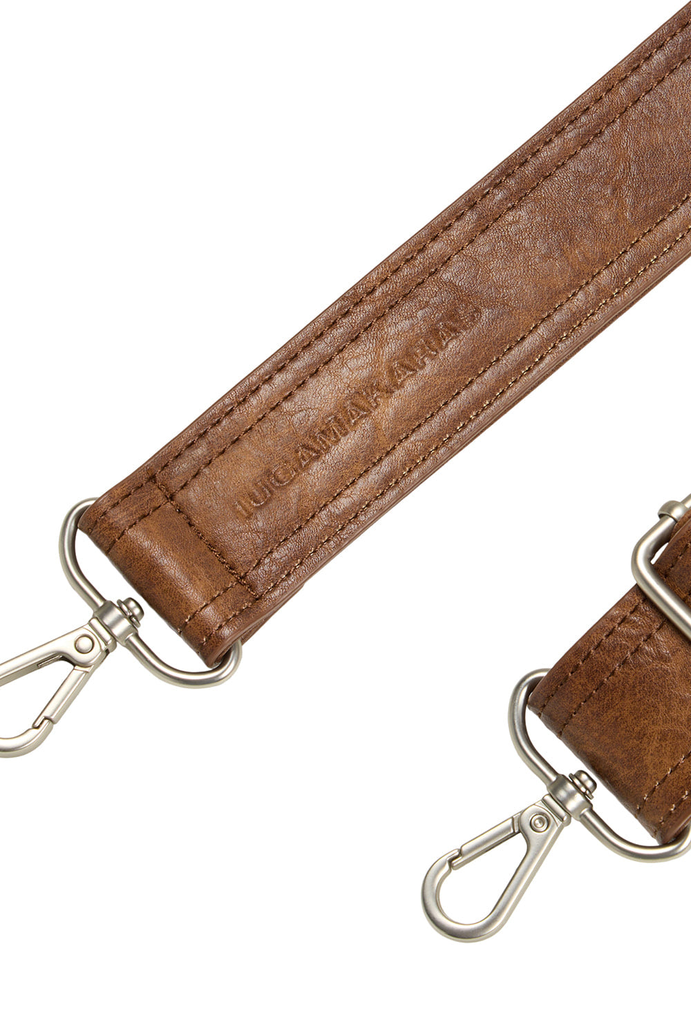 IUGA - Studded Suede Shoulder Bag (Brown)