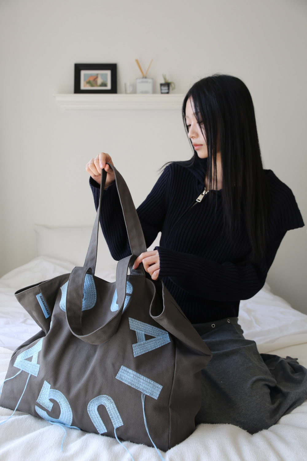 IUGA - IUGA Big Shopper Bag (Charcoal)