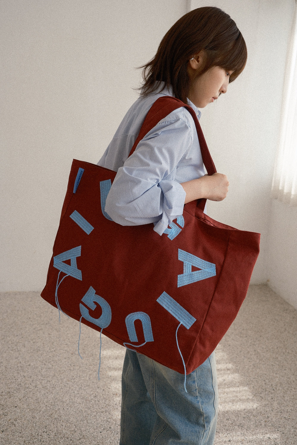 IUGA - IUGA Big Shopper Bag (Burgundy)