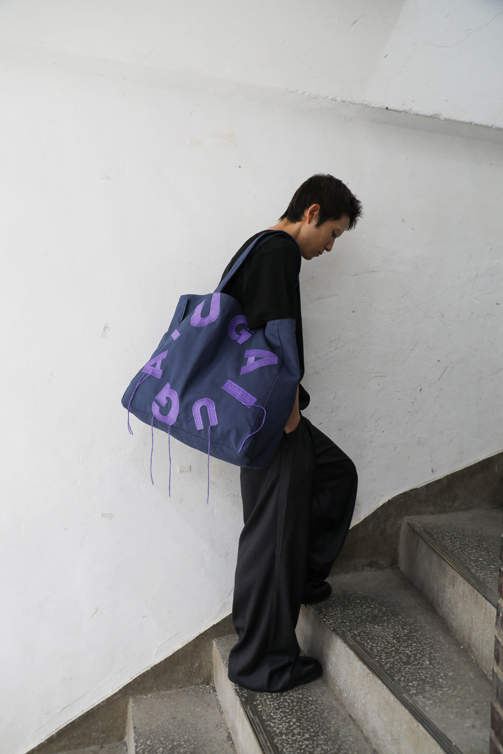 IUGA - IUGA Big Shopper Bag (Navy)