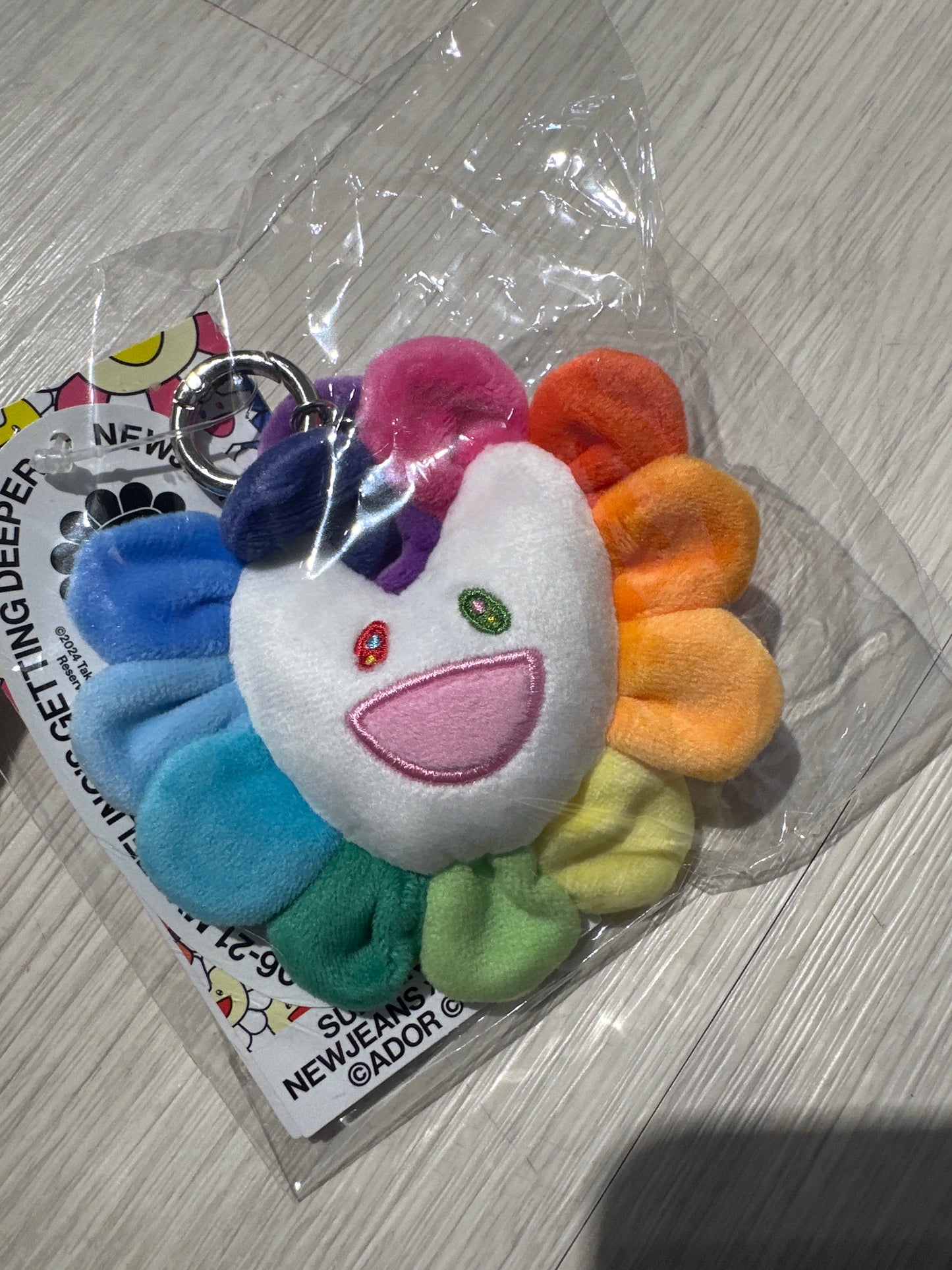 NewJeans X MURAKAMI PLUSH KEYRING (FLOWER)