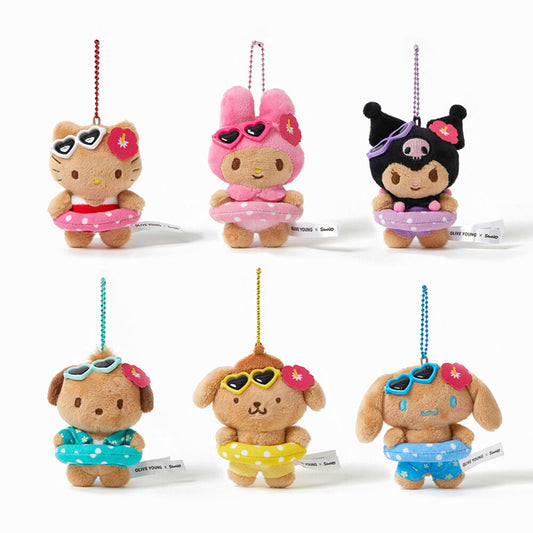 Olive Young x Sanrio 💖黑皮Sanrio keyring 公仔