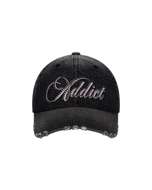 2000archives - ADDICT CAP (BLACK DENIM) (해외배송 가능상품)