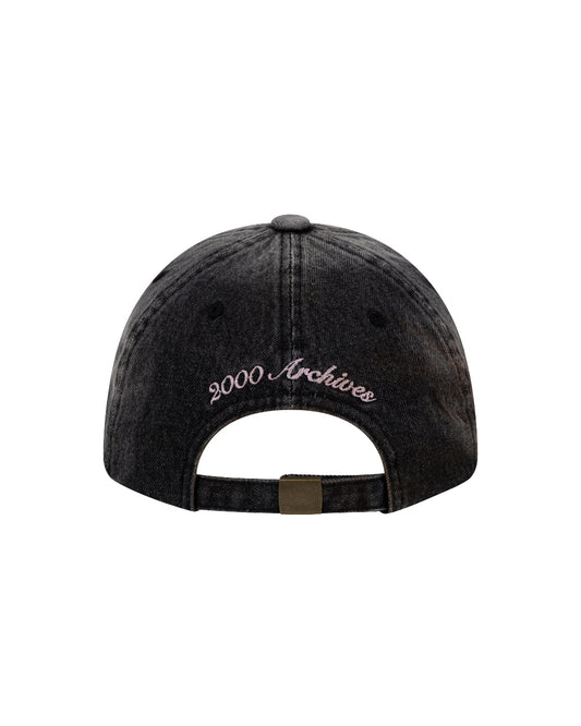 2000archives - ADDICT CAP (BLACK DENIM) (해외배송 가능상품)