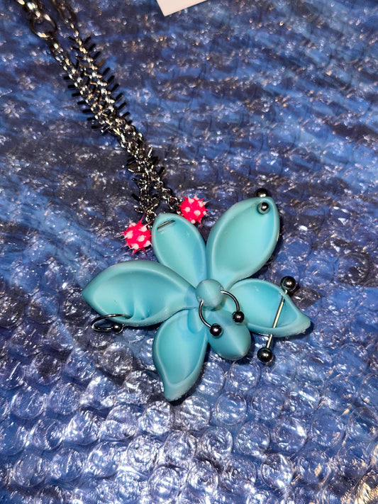 GLOW ORCHID NECKLACE 🧪