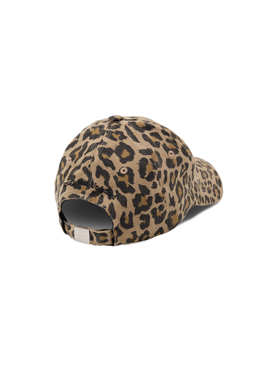 Matin Kim - MATIN LEOPARD VOLUME LOGO BALL CAP IN BEIGE