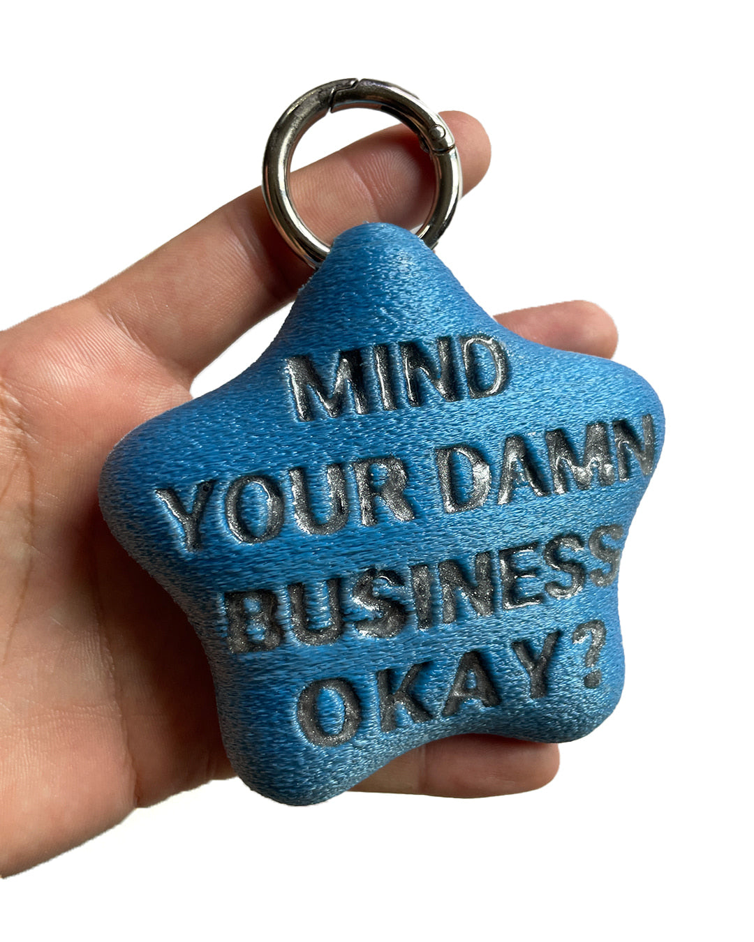 MIND YOUR BUSINESS KEYCHAIN