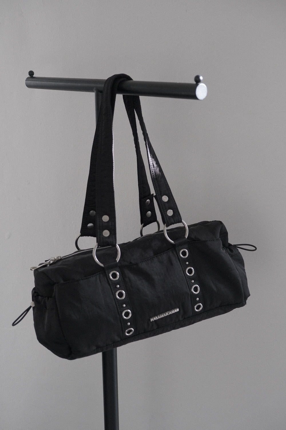 IUGA - Nylon Eyelet Duffle Bag (Black)
