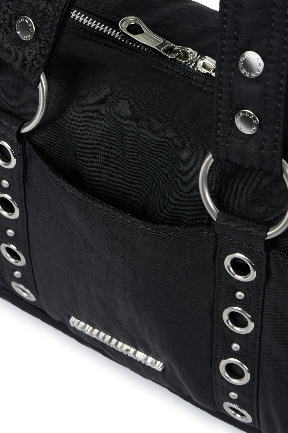 IUGA - Nylon Eyelet Duffle Bag (Black)