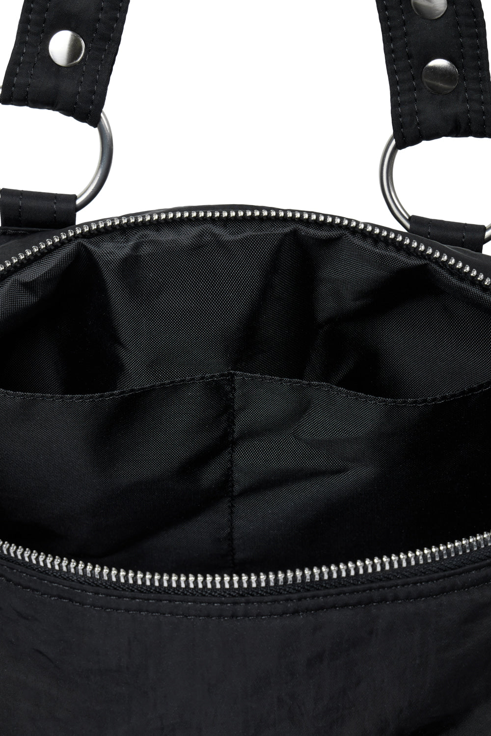 IUGA - Nylon Eyelet Duffle Bag (Black)