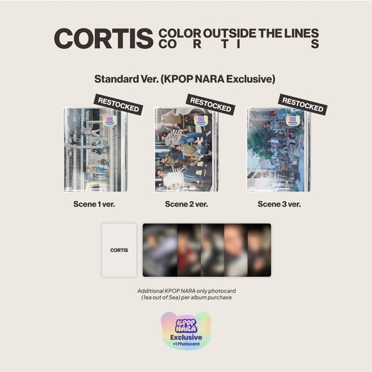 [PRE-ORDER] CORTIS - COLOR OUTSIDE THE LINES [KPOP NARA EXCLUSIVE]