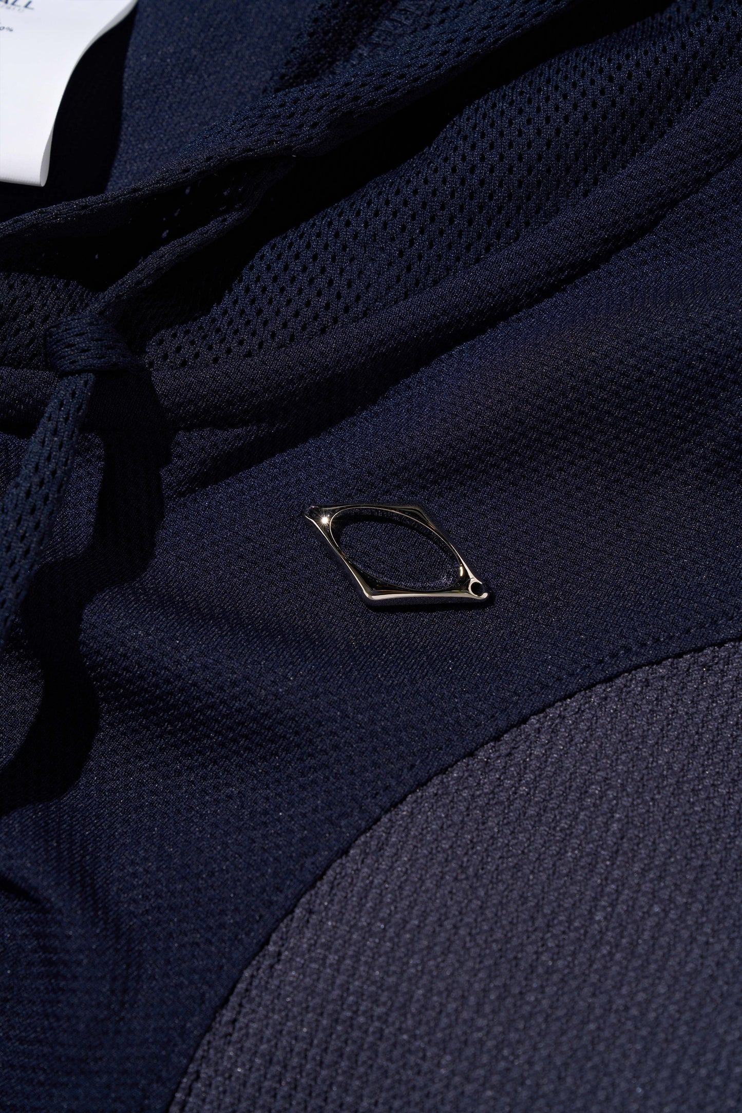 MISCHIEF - HOODED TRACK HALF ZIP-UP_NAVY MULTI